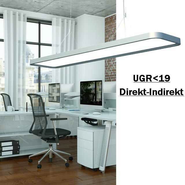 DALI Büro UGR<19 Wandleuchte direkt/indirekt LED