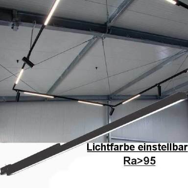 3-Phasen Stromschiene 2m, Weiss - Stromschienen-System - Art Of LED